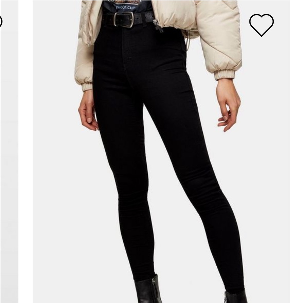 Black Joni Jeans 26x32 Raw Hem. But fits like a 25